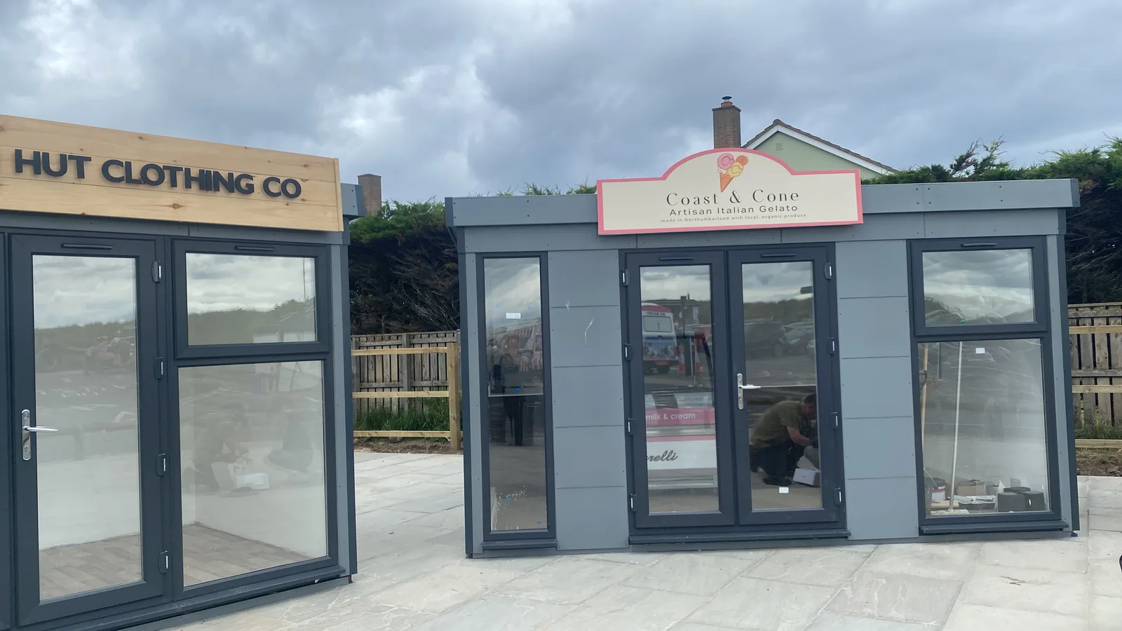 Kiosk fascia for Coast and Cone